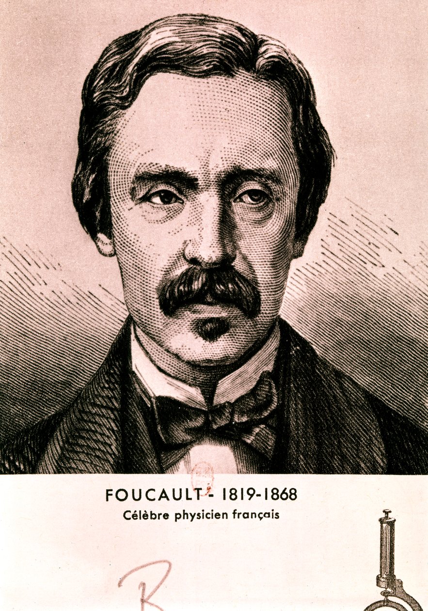 FOUCAULT Jean Bernard Leon: Leonard Bernard (lept) od Artist Unknown