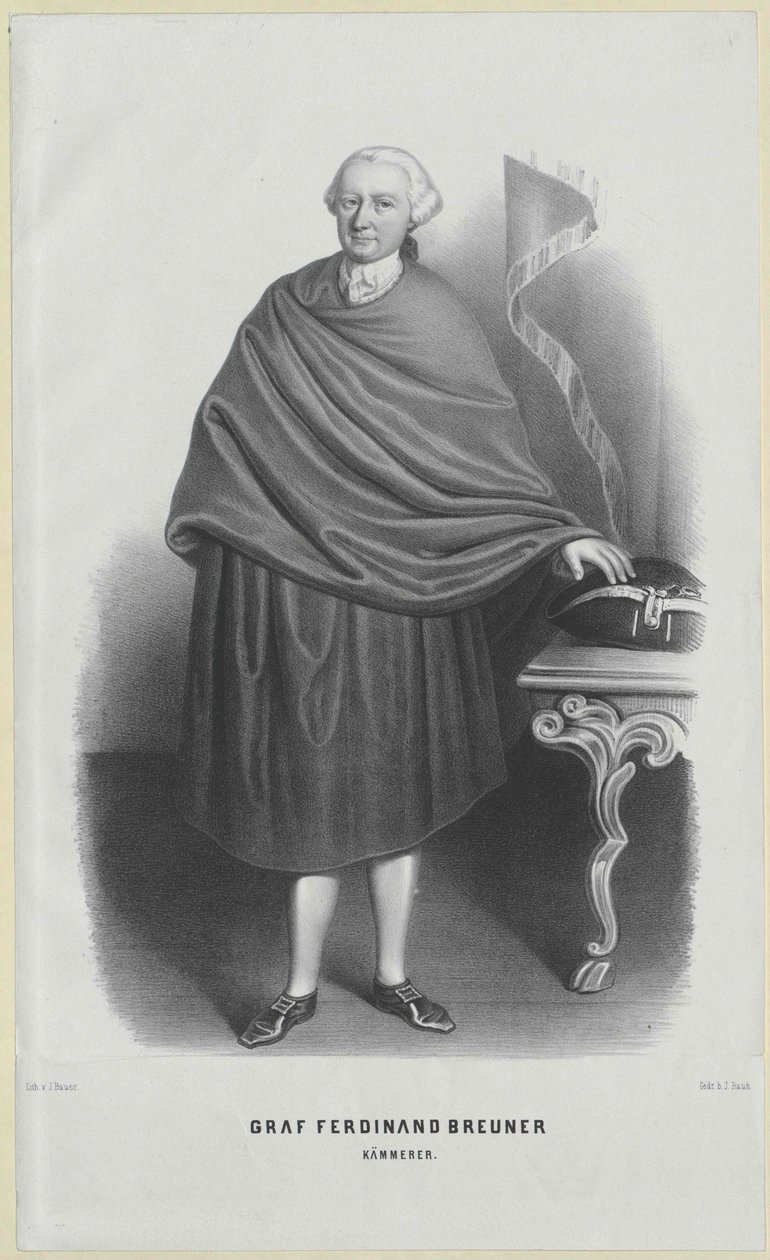 Ferdinand hrabě Breunner od Artist Unknown