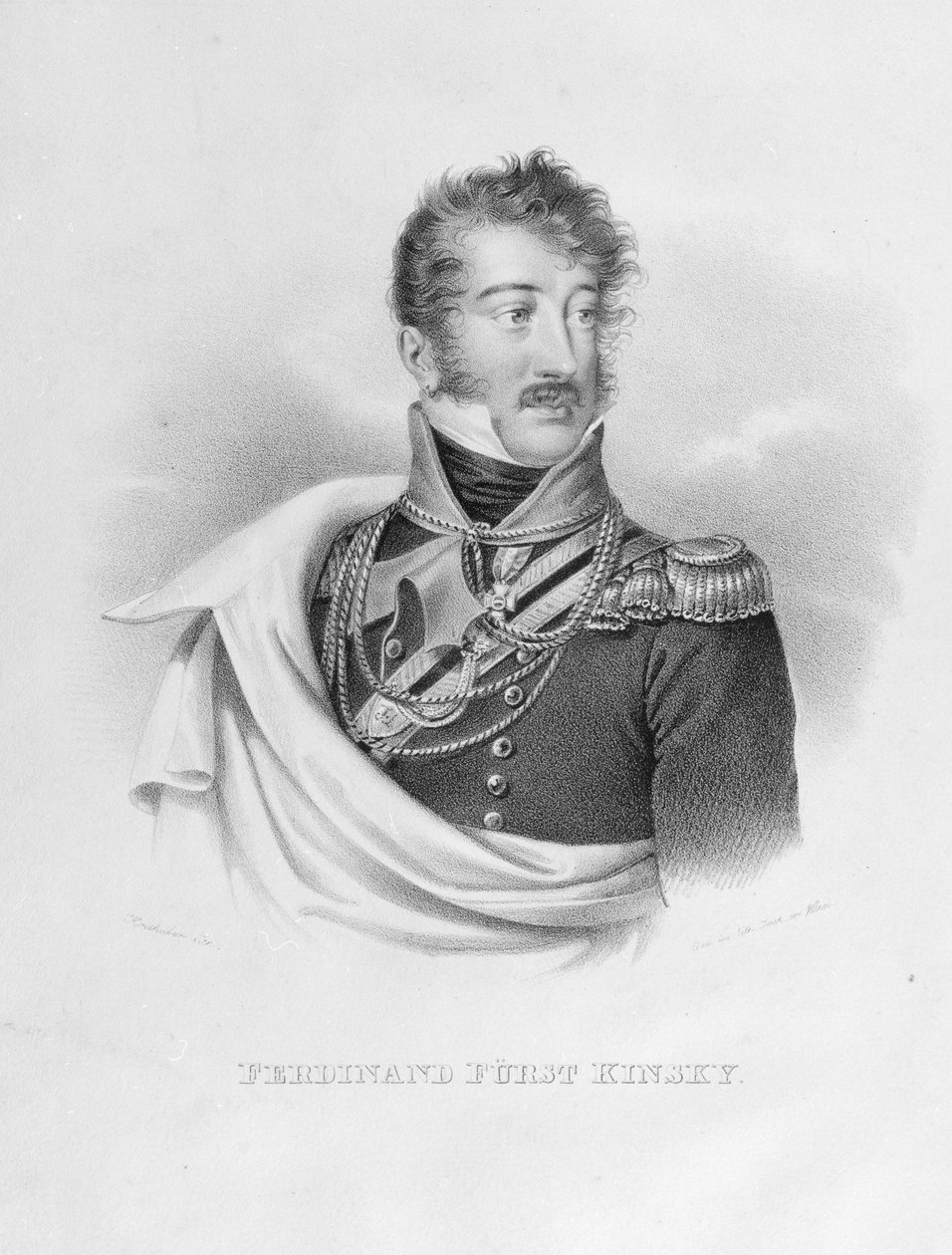Ferdinand kníže 1781 - 1812 Kinský od Artist Unknown