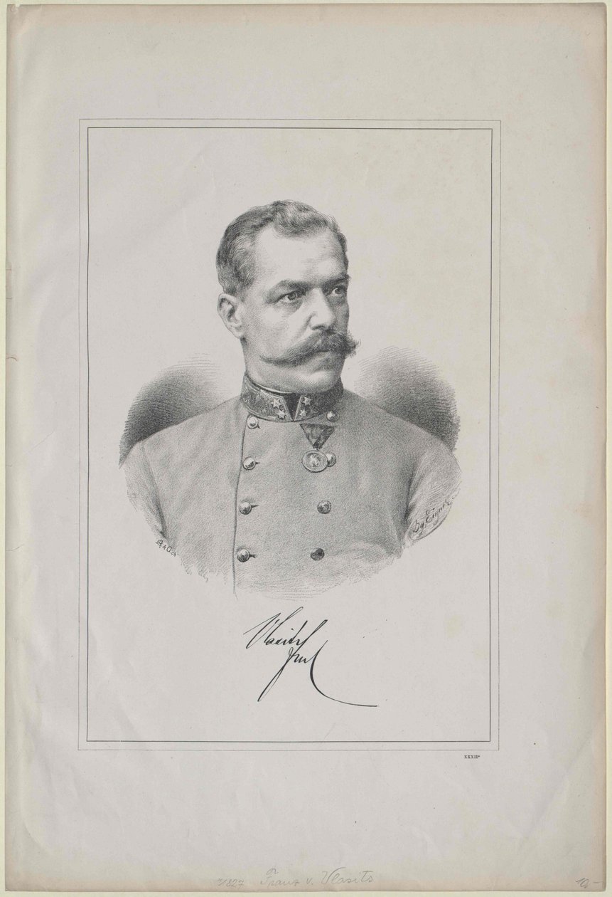 Ferenc Baron Vlasits (tisk) od Artist Unknown