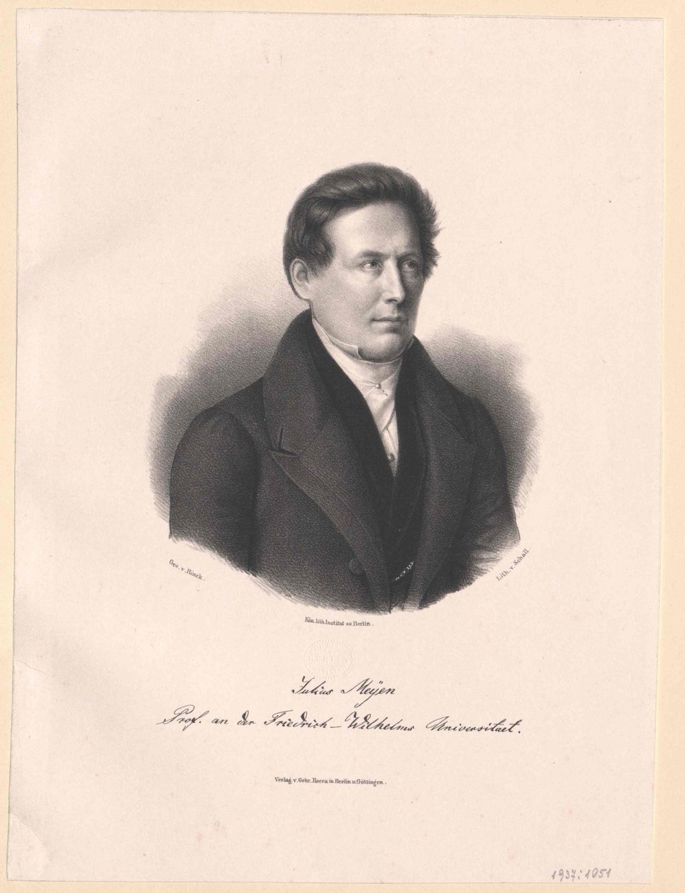 Franz Julius Ferdinand Meyen (tisk) od Artist Unknown