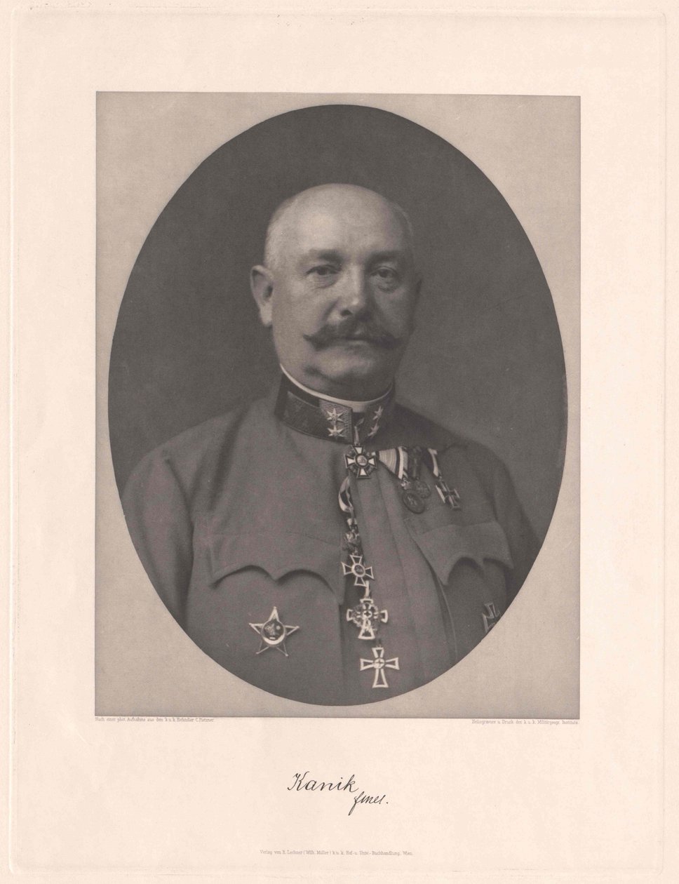 Franz Kanik (tisk) od Artist Unknown