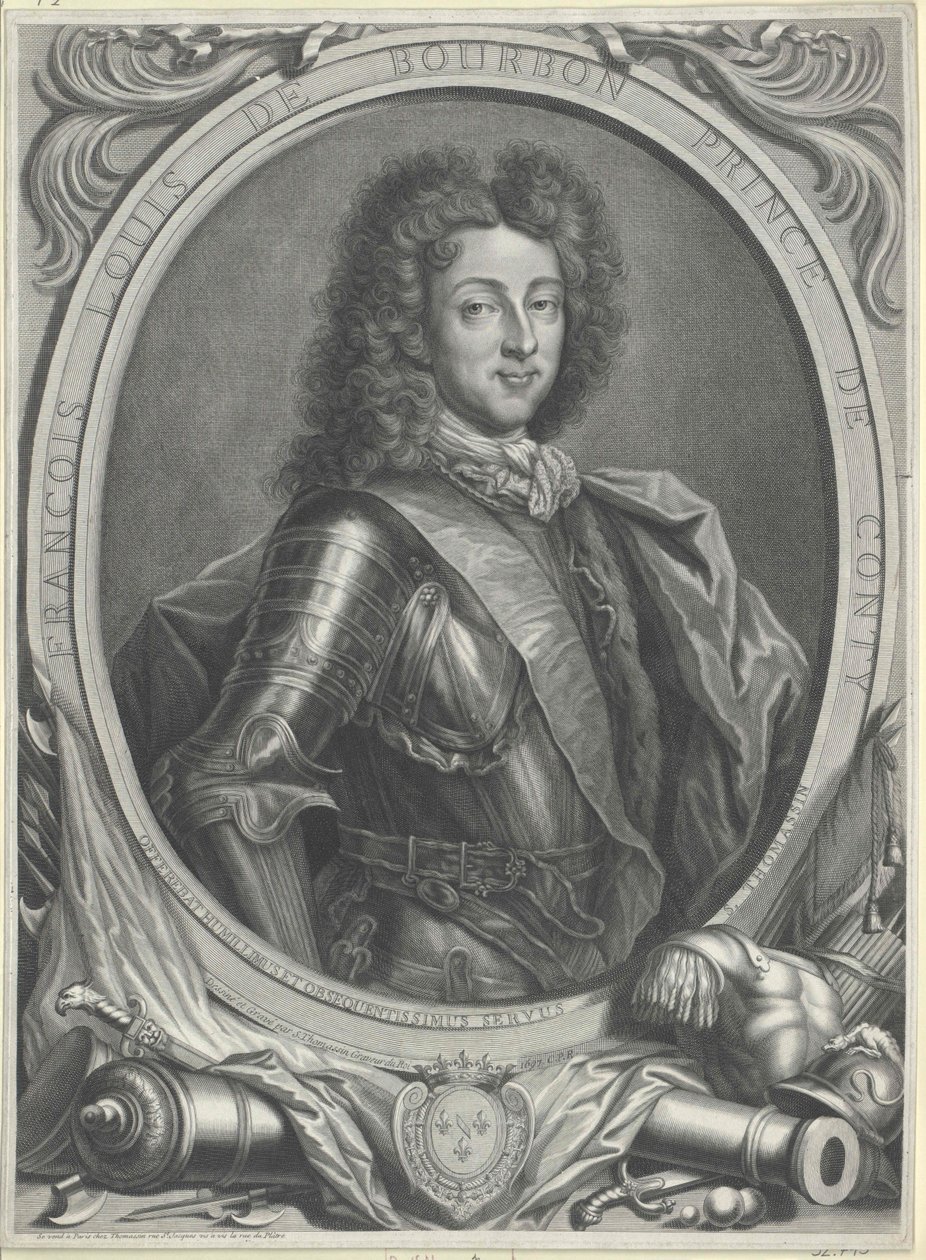 Franz Ludwig princ Conty od Artist Unknown