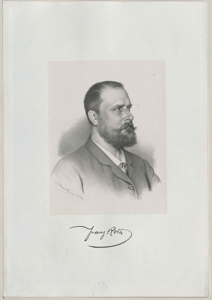 Franz Roth (tisk) od Artist Unknown