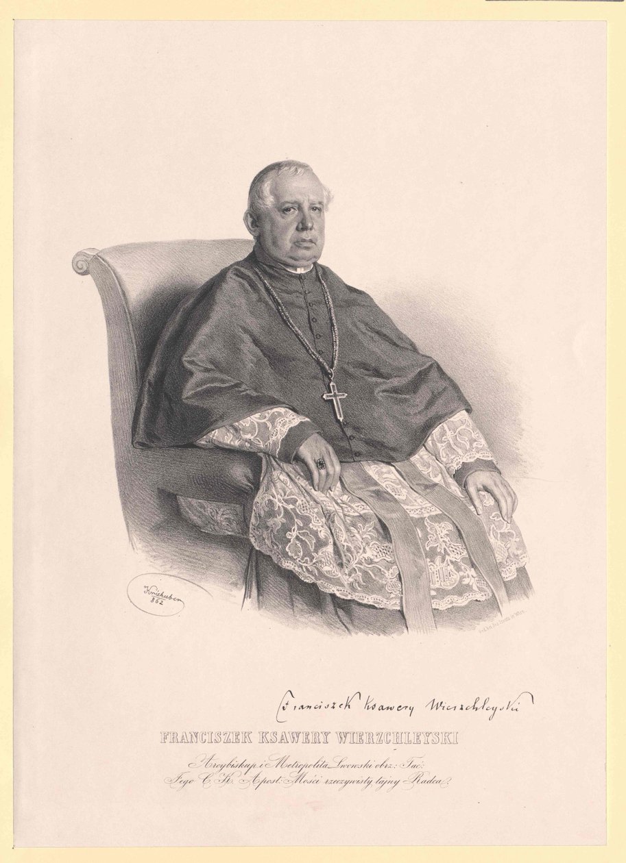 Franz Xavier rytíř Wierzchleyski od Artist Unknown