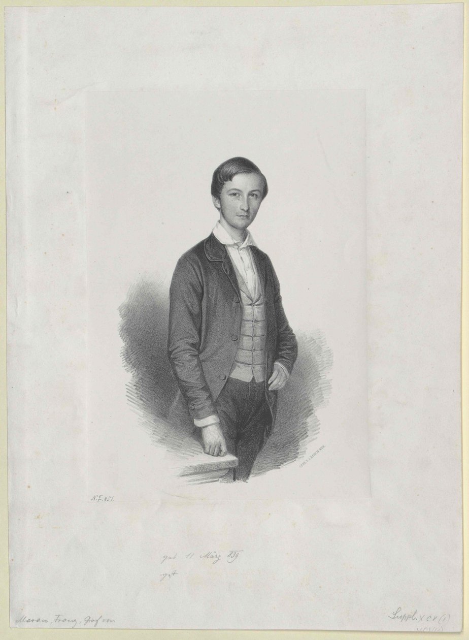 Franz hrabě Meran od Artist Unknown