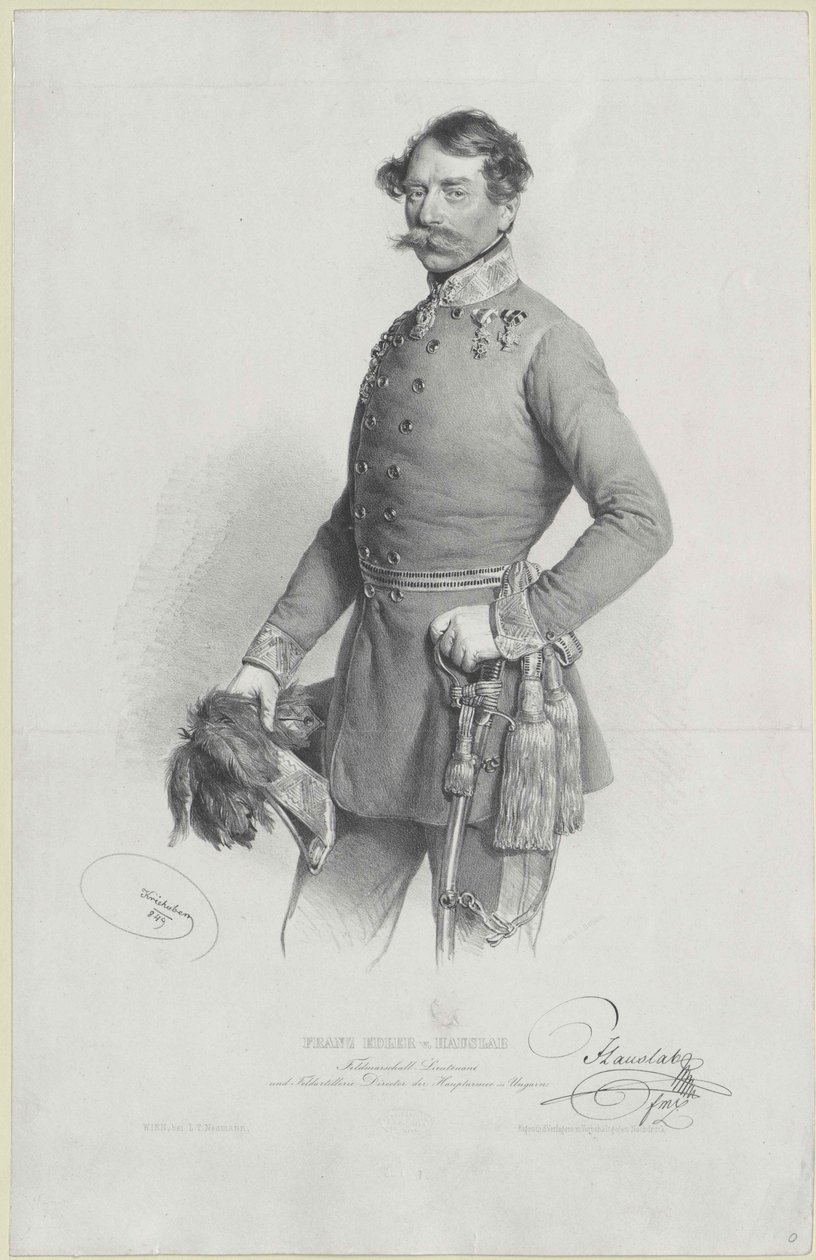 Franz knight Hauslab od Artist Unknown
