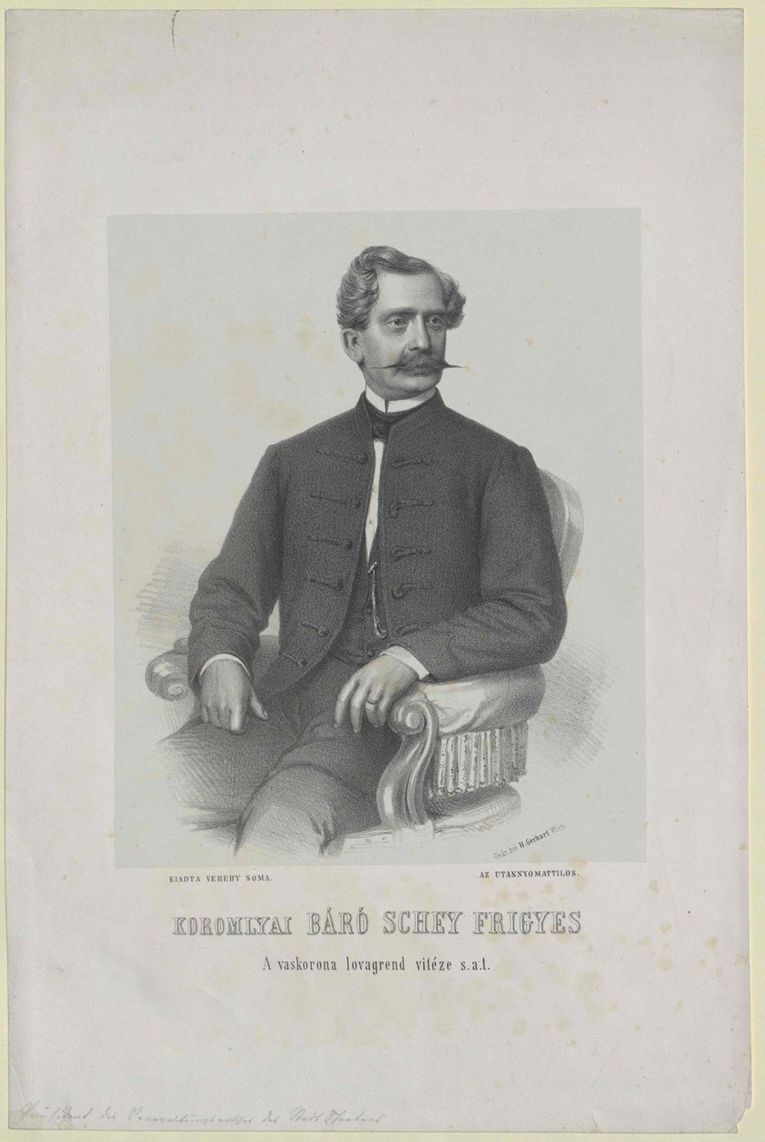 Frederick baron Schey-Koromla od Artist Unknown