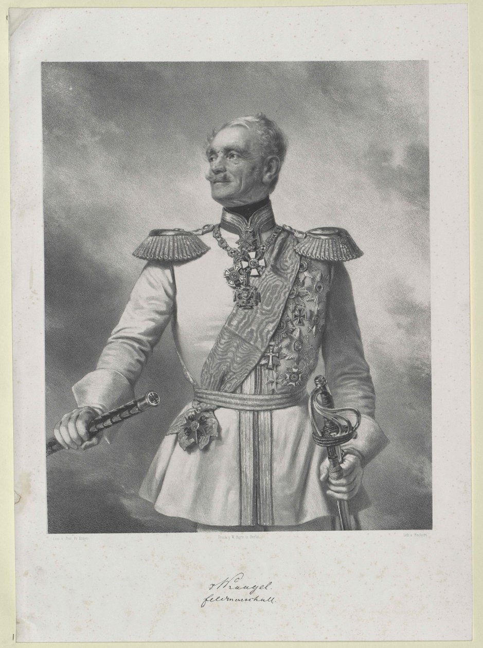 Frederick hrabě Wrangel od Artist Unknown