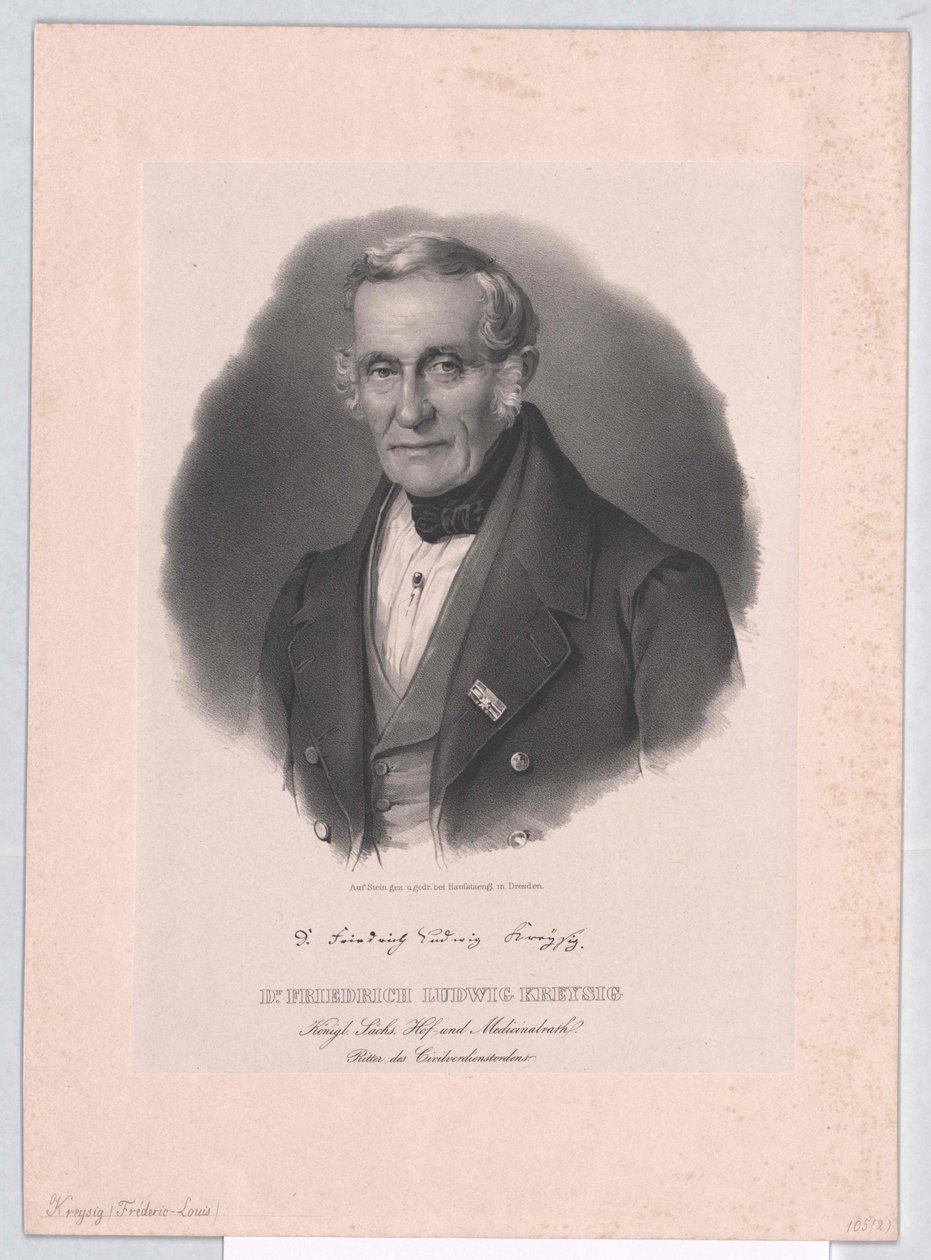 Friedrich Ludwig Kreysig od Artist Unknown