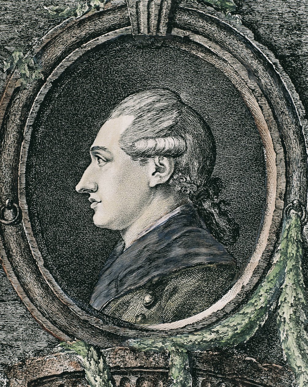 GOETHE, Johann Wolfgang von (1749-1832). Německý humanista a spisovatel. Lept. od Artist Unknown
