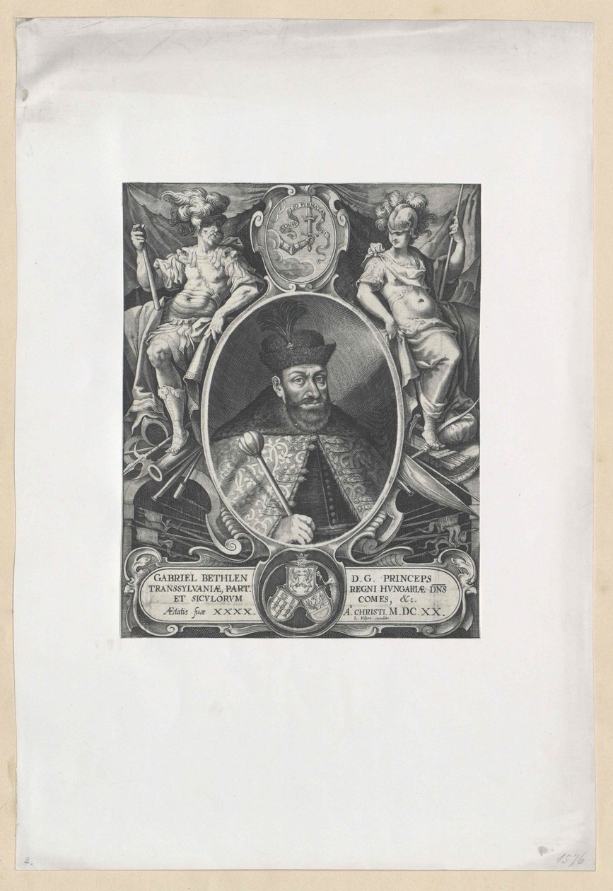 Gabriel Bethlen z Iktaru od Artist Unknown