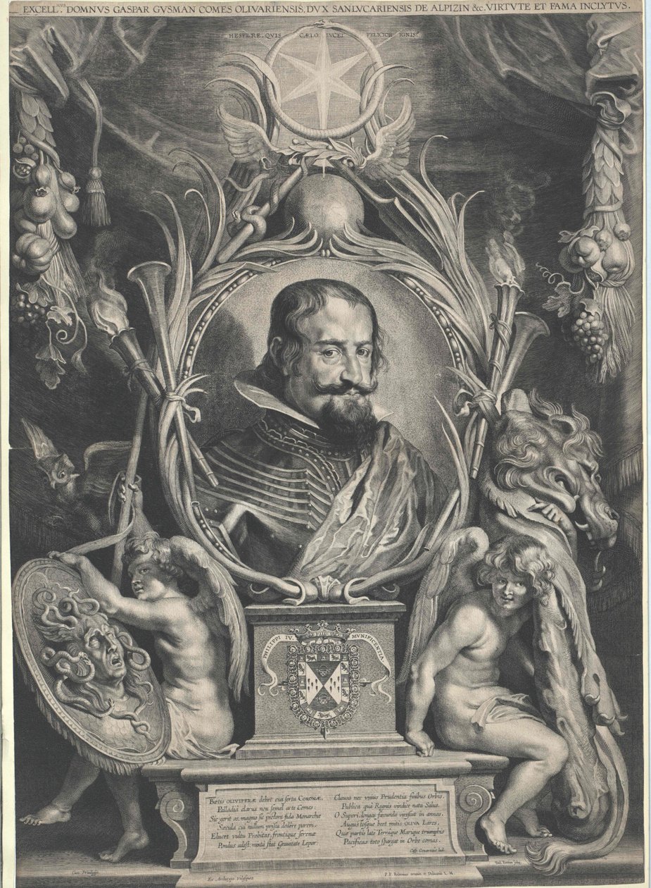 Gaspar vévoda ze San Lucar de Barameda hrabě Duca Olivarez z Guzman od Artist Unknown