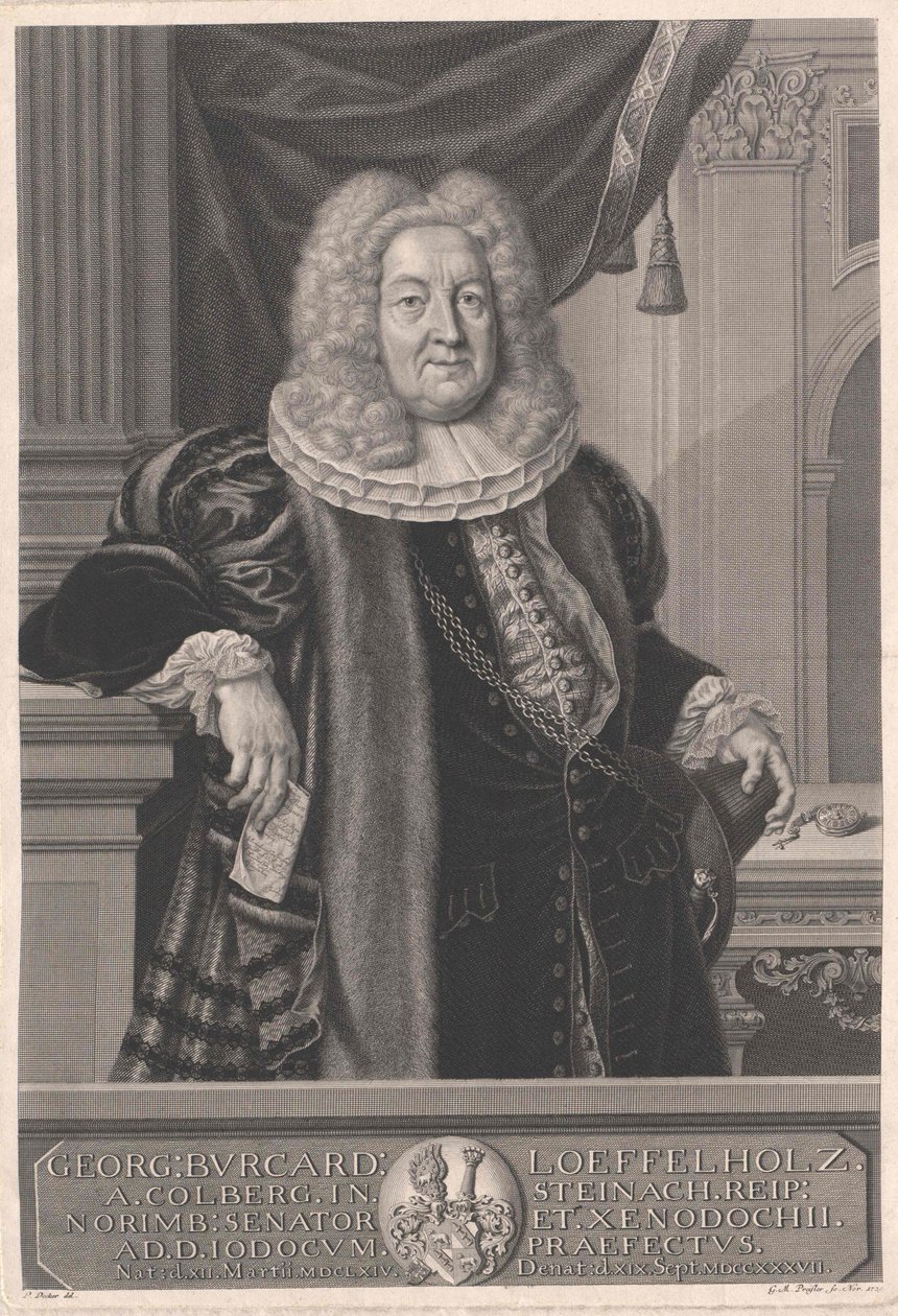 Georg Burkhard Loeffelholz von Colberg od Artist Unknown