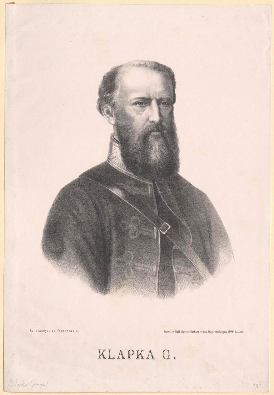 Georg Klapka od Artist Unknown