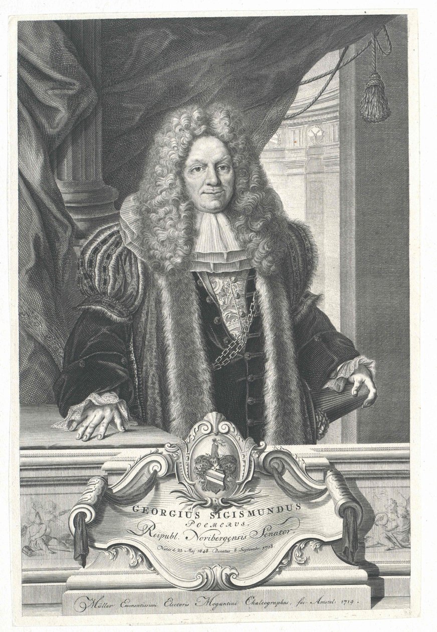 Georg Sigismund Poemer od Artist Unknown