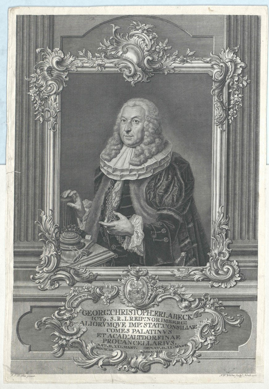 George Christoph Erlabeck od Artist Unknown