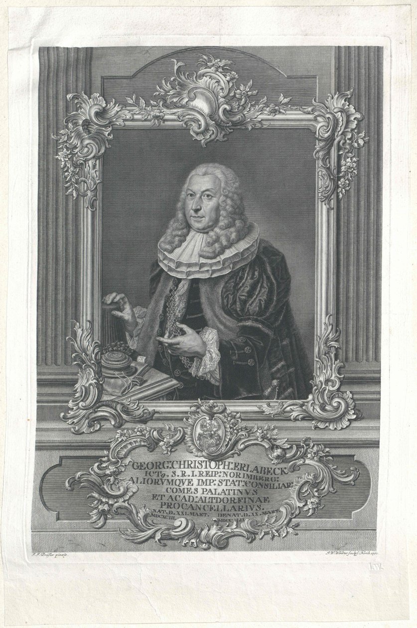 George Christoph Erlabeck od Artist Unknown