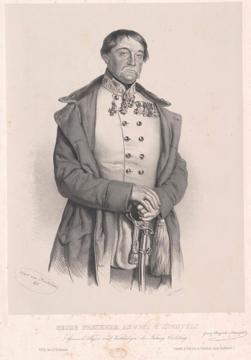 Jiří baron August von Auenfels od Artist Unknown
