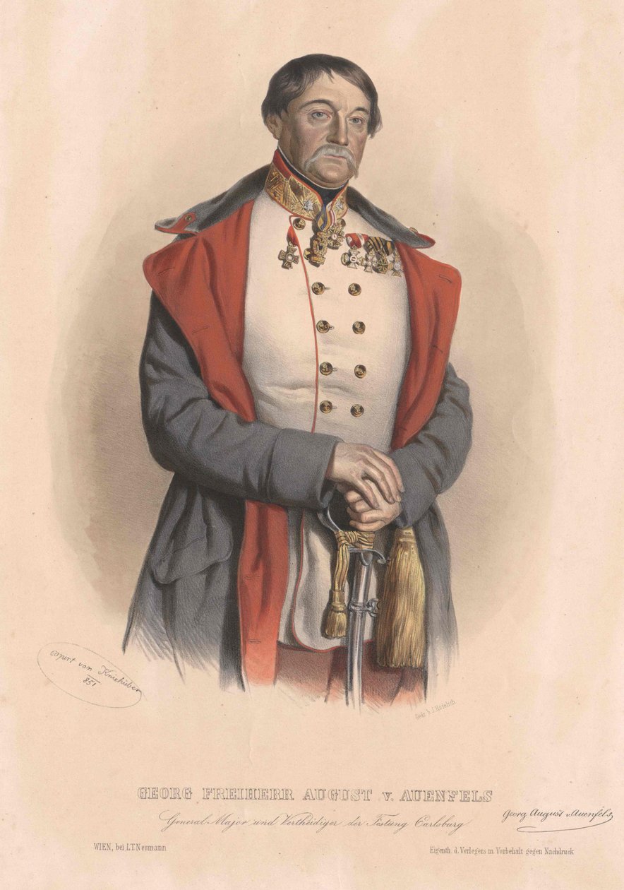 Jiří baron August von Auenfels od Artist Unknown