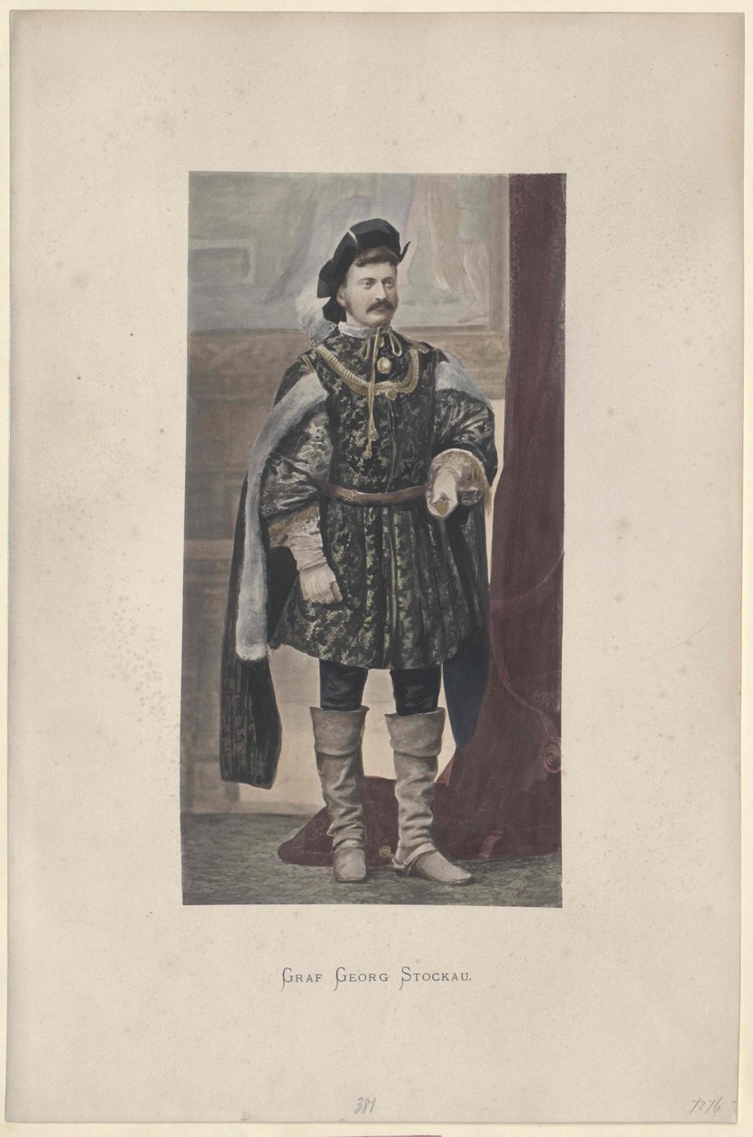 George hrabě Stockau od Artist Unknown
