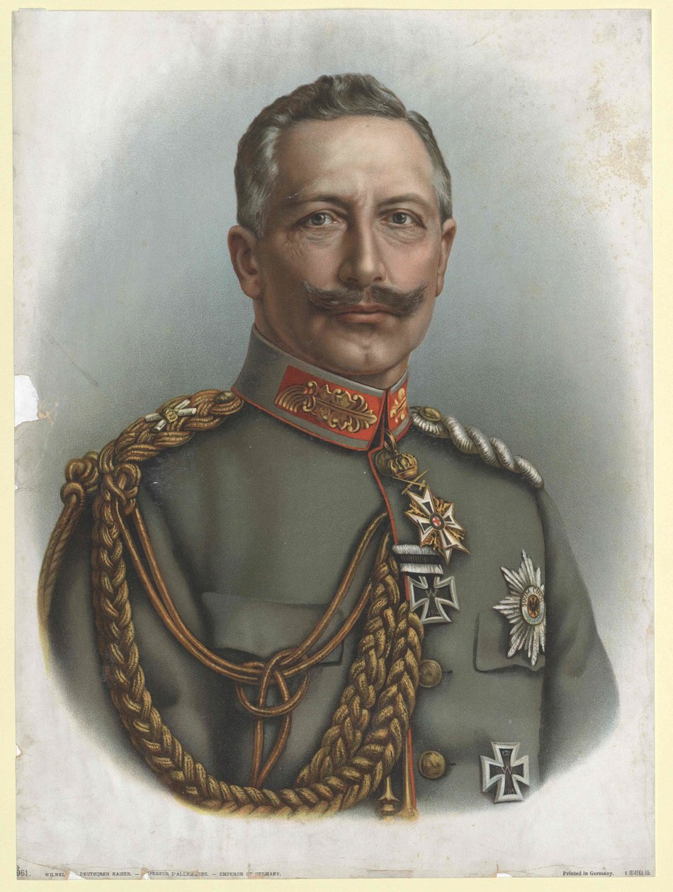 Německý císař a pruský král Vilém II. od Artist Unknown