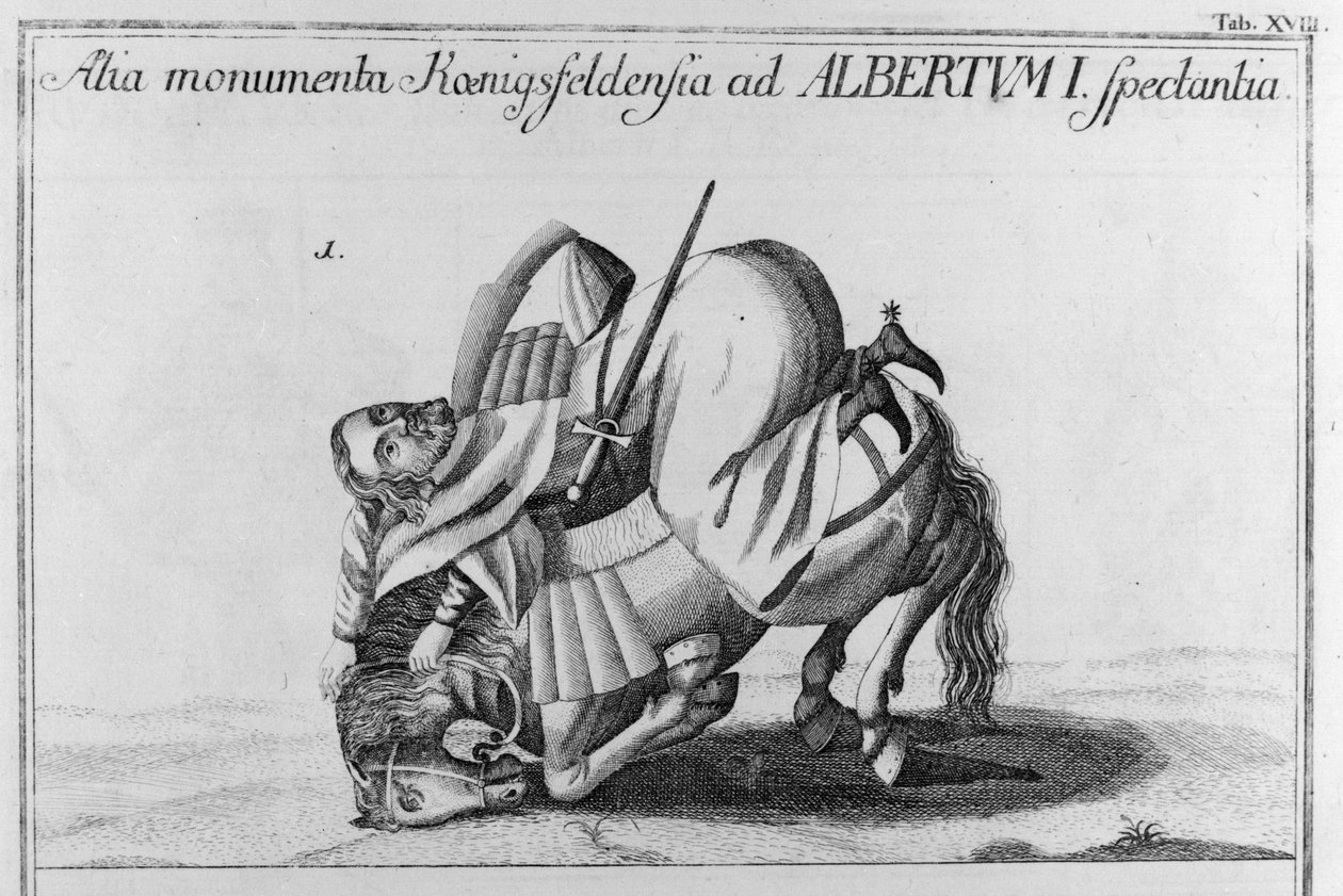 Německý král Albrecht I. od Artist Unknown