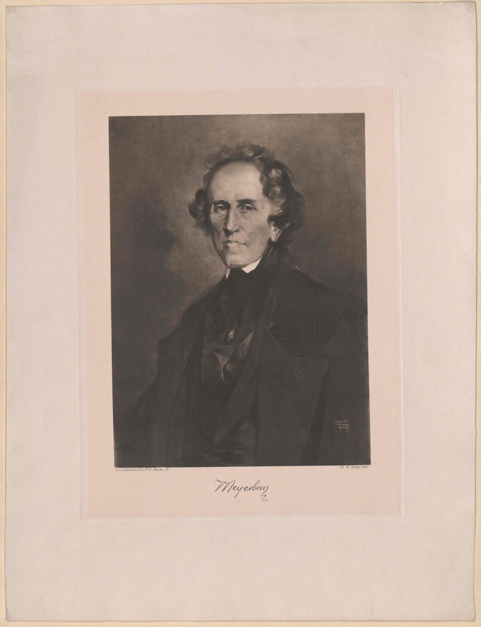 Giacomo Meyerbeer (tisk) od Artist Unknown