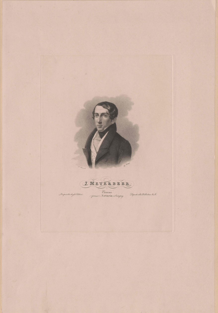 Giacomo Meyerbeer (tisk) od Artist Unknown