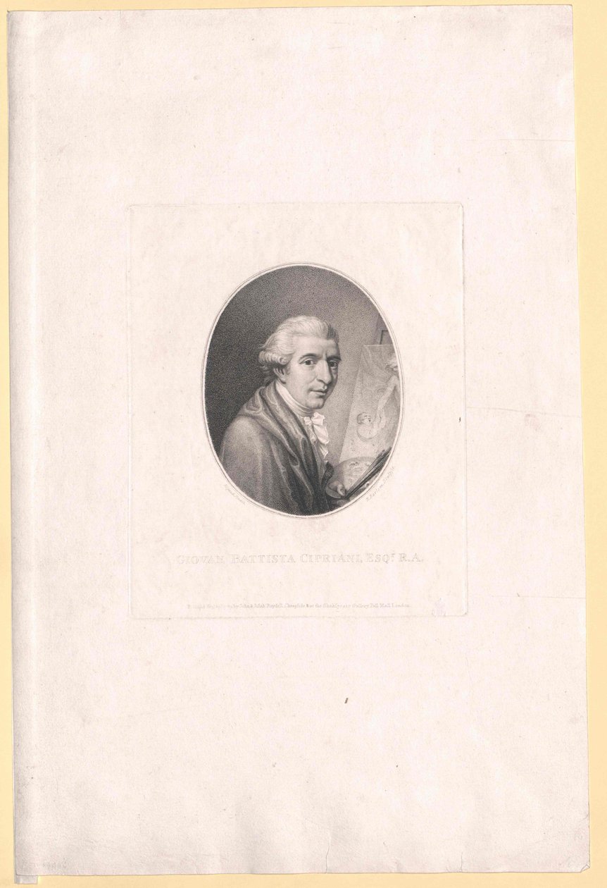 Jan Baptista Cipriani od Artist Unknown