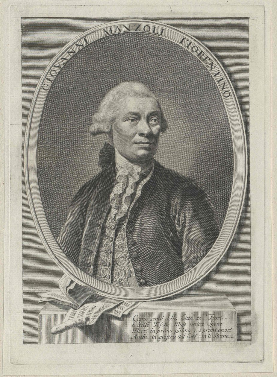 Giovanni Manzuoli (tisk) od Artist Unknown