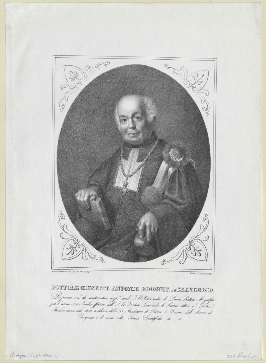 Giuseppe Antonio Borgnis od Artist Unknown