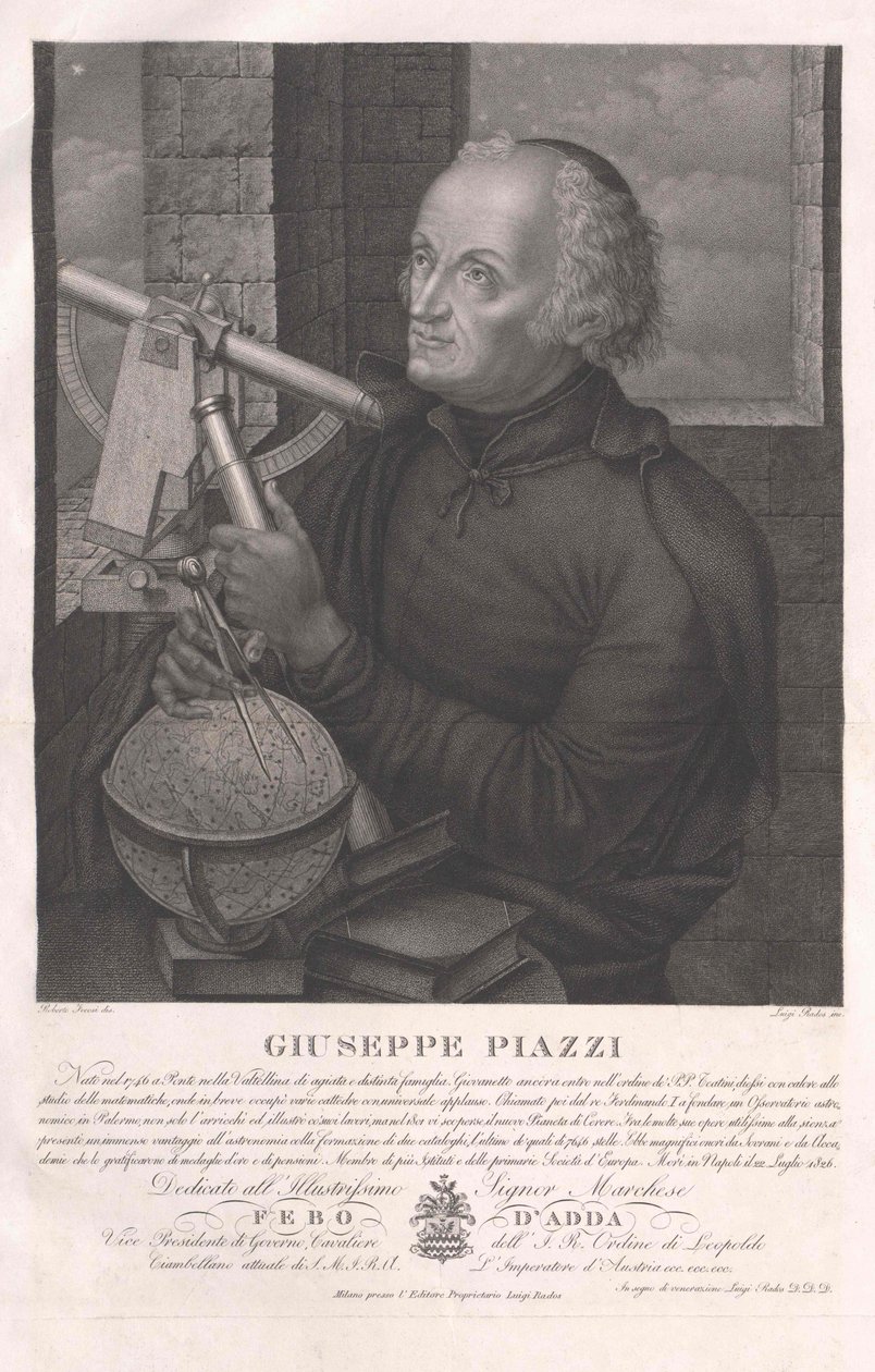 Giuseppe Piazzi od Artist Unknown