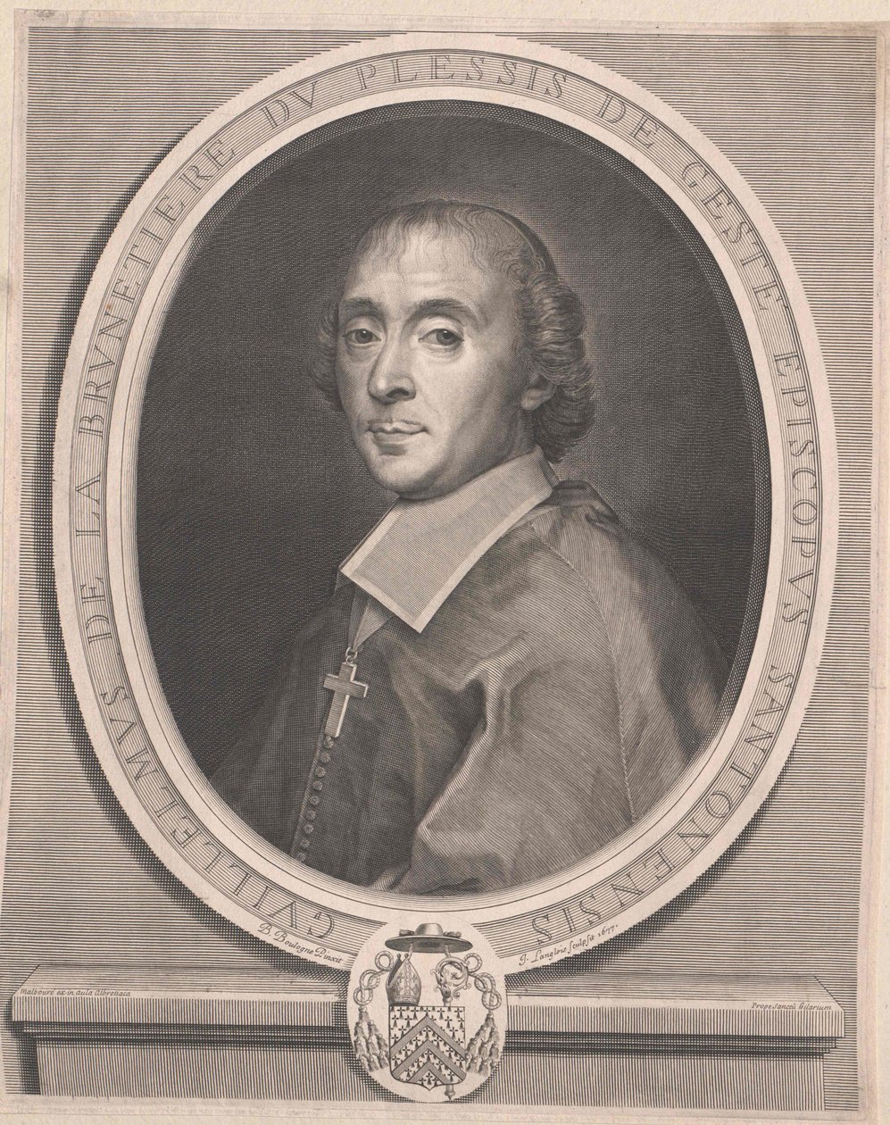 Guillaume de La Brunetiere you Plessis-Gest00000000 (tisk) od Artist Unknown