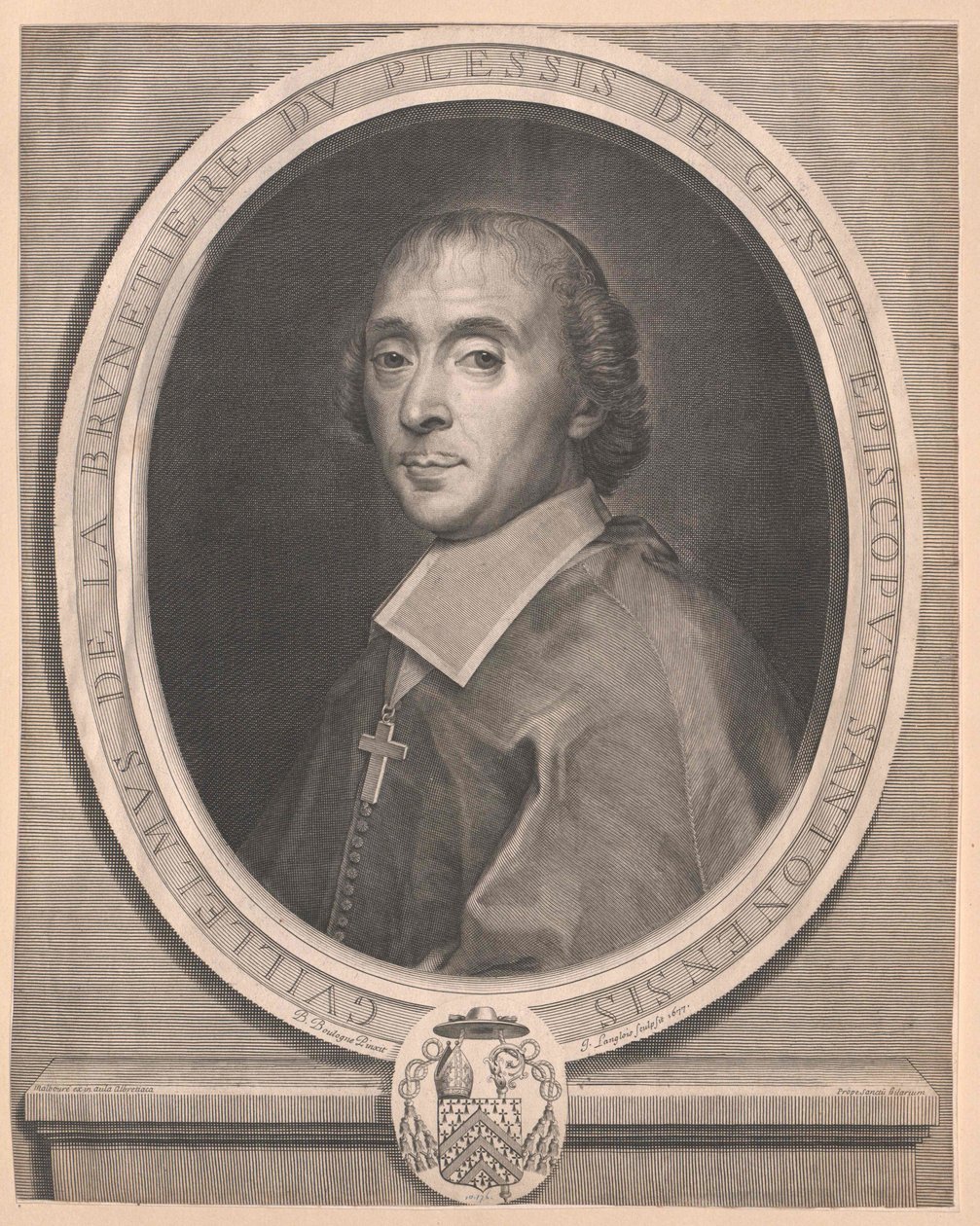 Guillaume de La Brunetiere you Plessis-Gest00000000 (tisk) od Artist Unknown