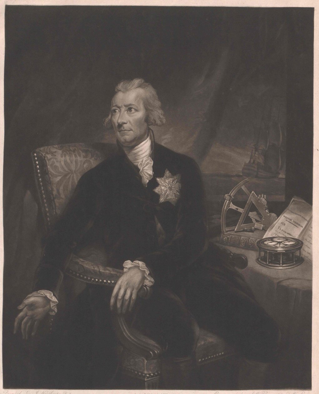 Hans Moritz hrabě Bruehl od Artist Unknown