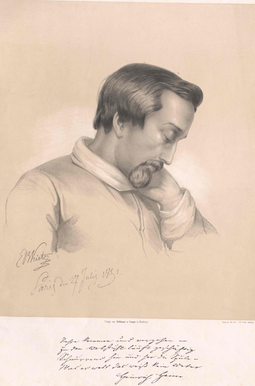 Heinrich Heine (tisk) od Artist Unknown