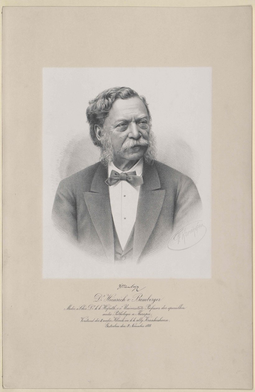 Jindřich Bamberský (tisk) od Artist Unknown