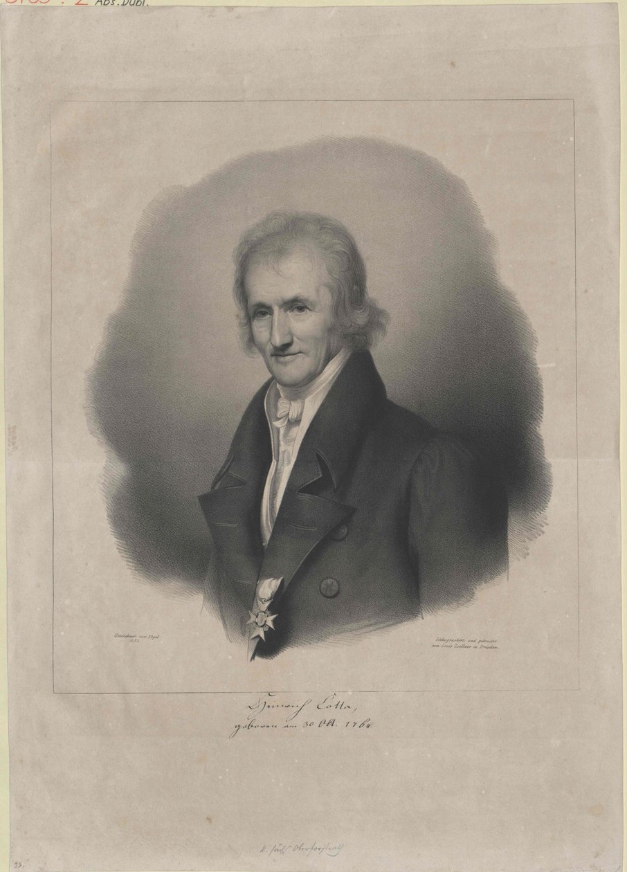 Heinrich von Cotta (tisk) od Artist Unknown