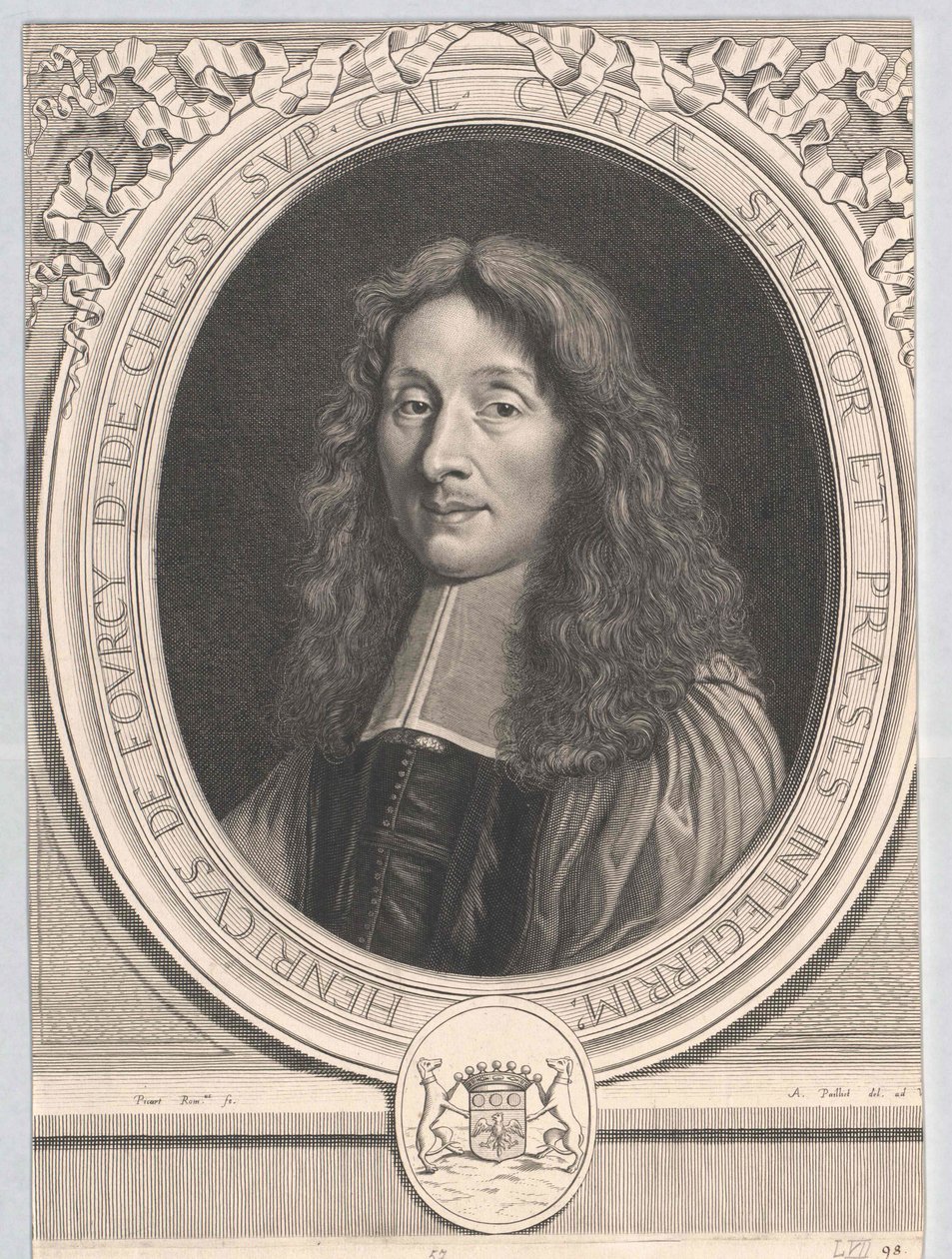 Henri II Fourcy (tisk) od Artist Unknown