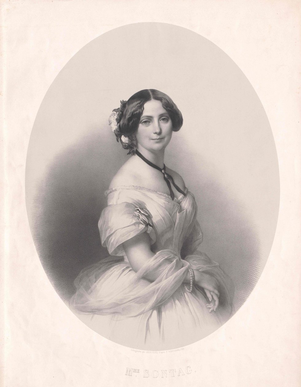 Henriette Gertrude Walpurgis Sontagová od Artist Unknown