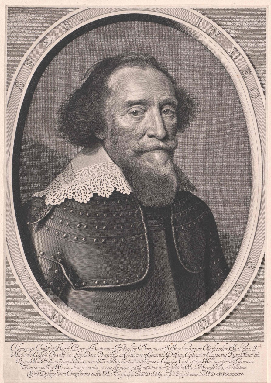 Jindřich hrabě von dem Bergh od Artist Unknown