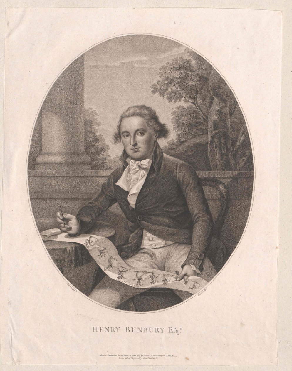 Henry William Bunbury od Artist Unknown