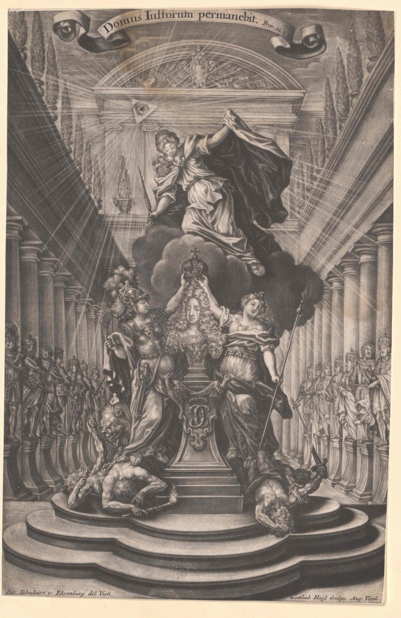 Císař Svaté říše římské Karel VI. od Artist Unknown