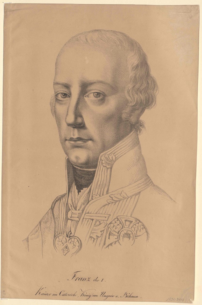 Císař Svaté říše římské František II. od Artist Unknown