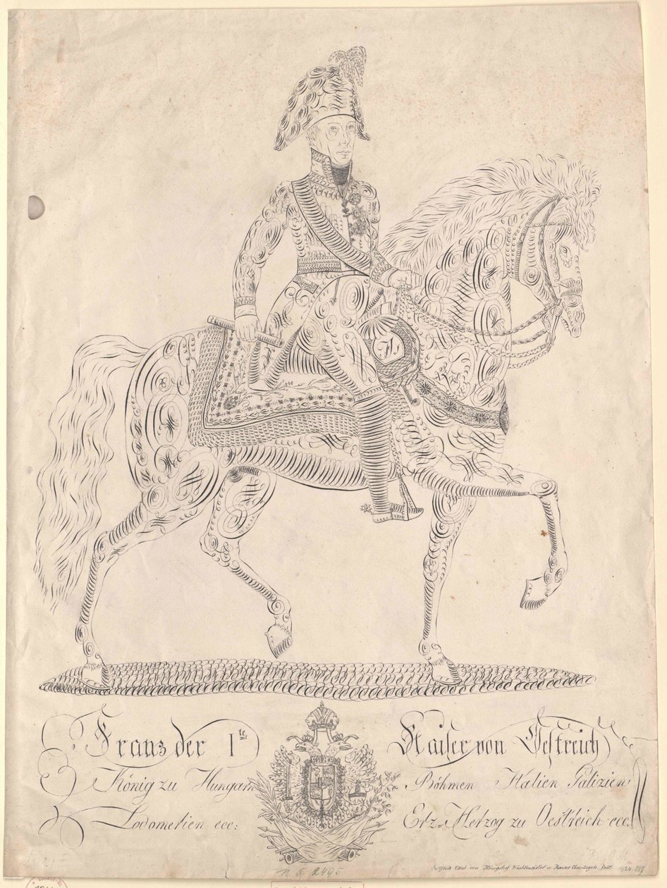 Císař Svaté říše římské František II. od Artist Unknown