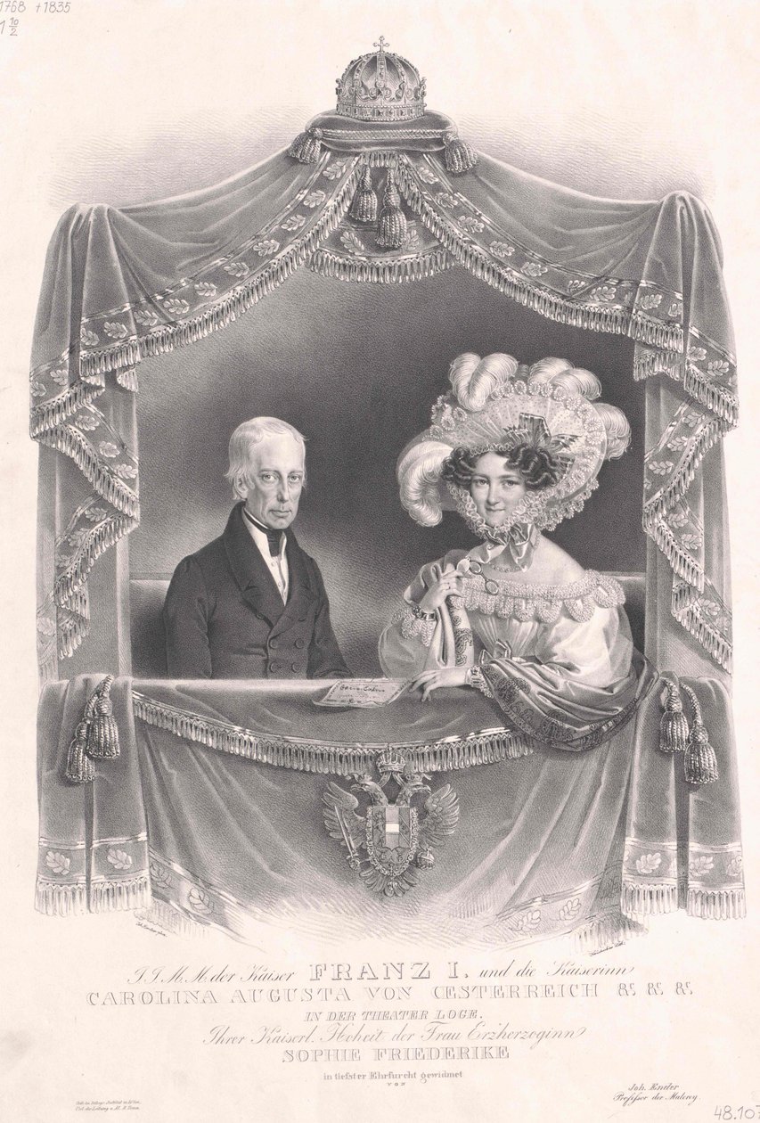 Císař Svaté říše římské František II. od Artist Unknown