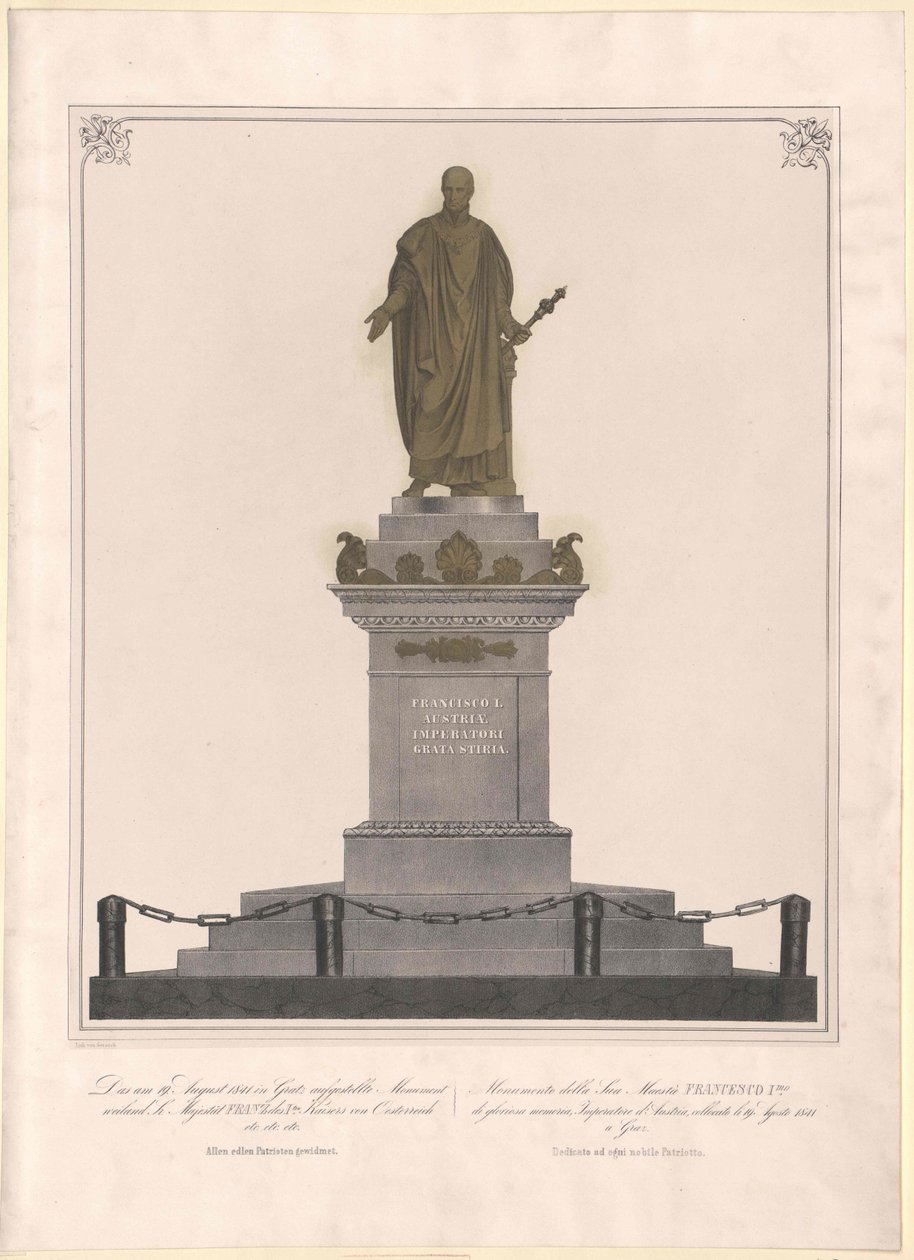 Císař Svaté říše římské František II. od Artist Unknown