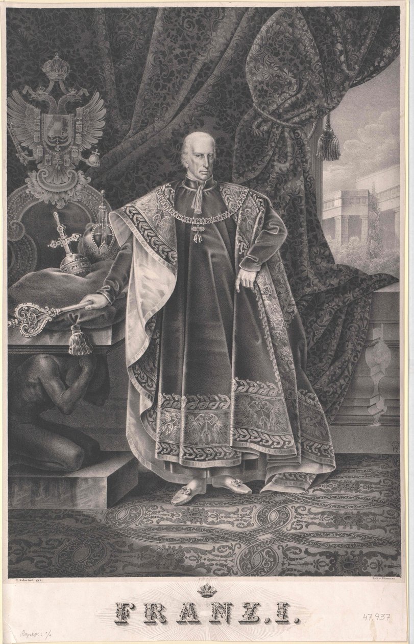 Císař Svaté říše římské František II. od Artist Unknown