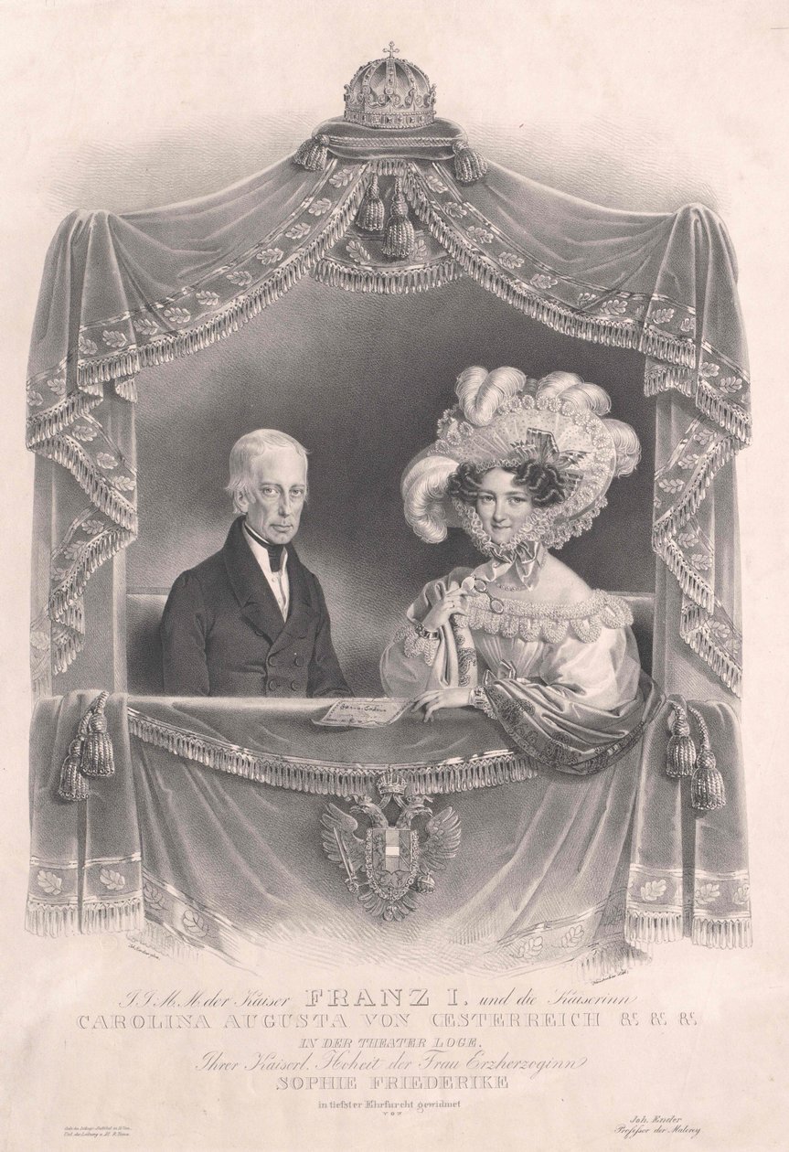 Císař Svaté říše římské František II. od Artist Unknown